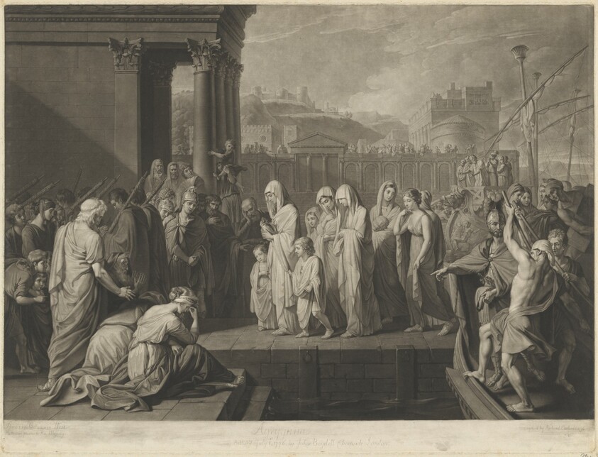 Agrippina Landing at Brindisi with the Ashes of Germanicus