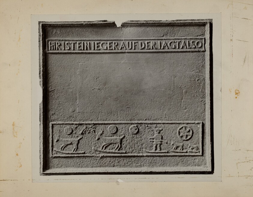 Pa. German Stove Plate