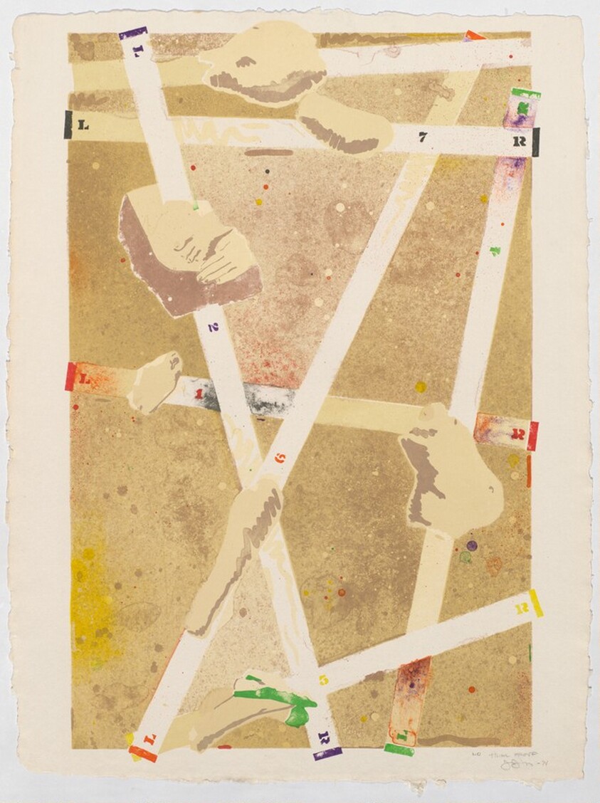 Four Panels from Untitled 1972 [D panel, trial proof 21]