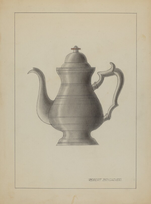 Pewter Coffee Pot