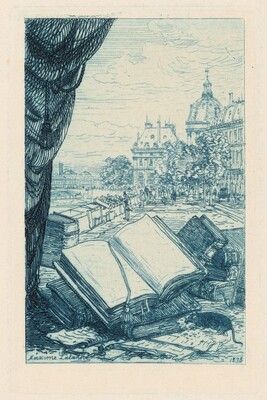 Frontispiece for "Un bouquiniste parisien : le père Lécureux"