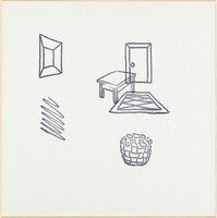 Untitled from Rubber Stamp Portfolio, Richard Artschwager, 1976 (published 1977)