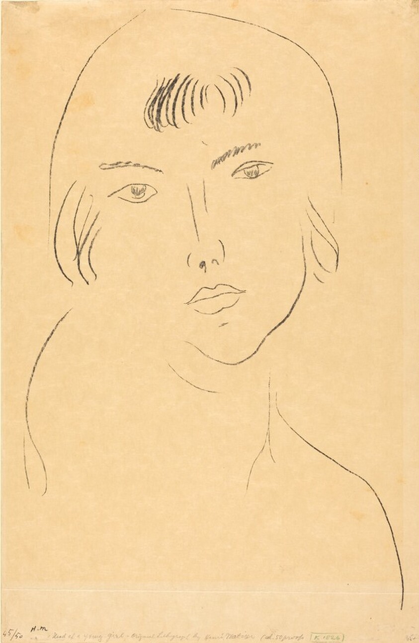 Face with Fringe (Visage à la frange)