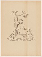 Etude (Femme assise sous un arbre), Aristide Maillol, 1895