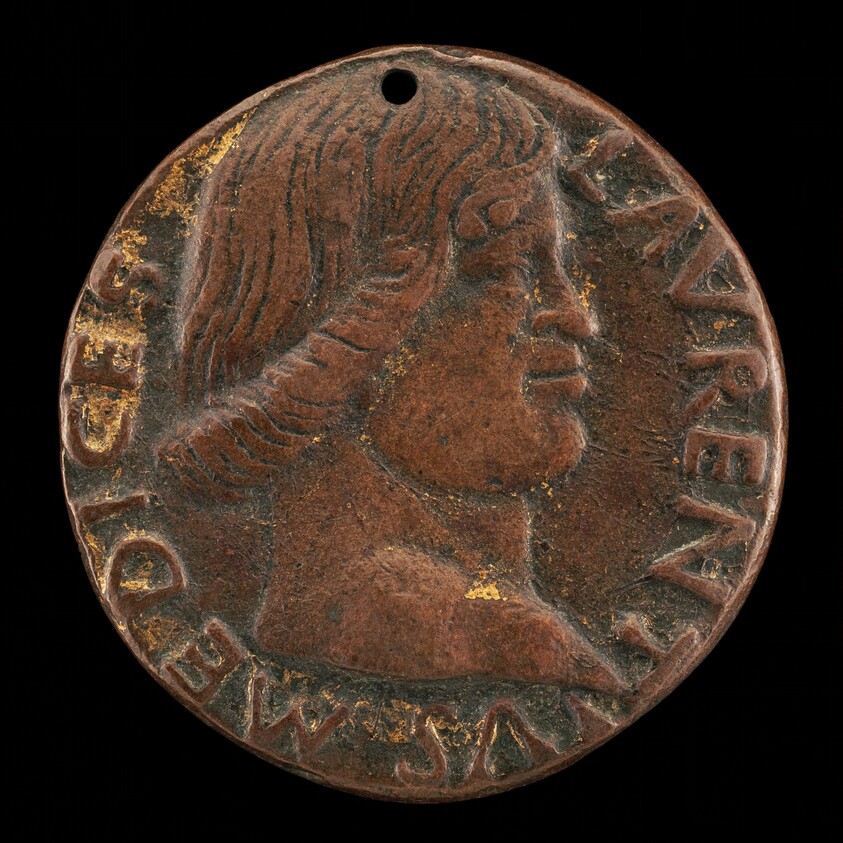 Lorenzo de' Medici, il Magnifico, 1449-1492 [obverse]