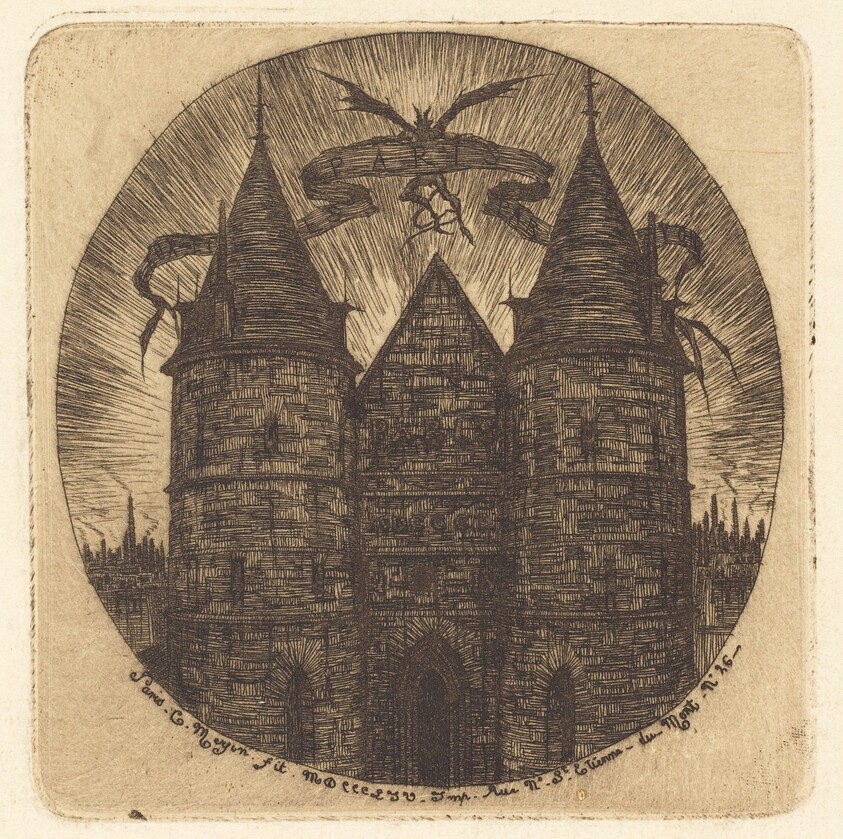 Ancienne porte du Palais de Justice, Paris (Old Gate of the Palace of Justice, Paris)