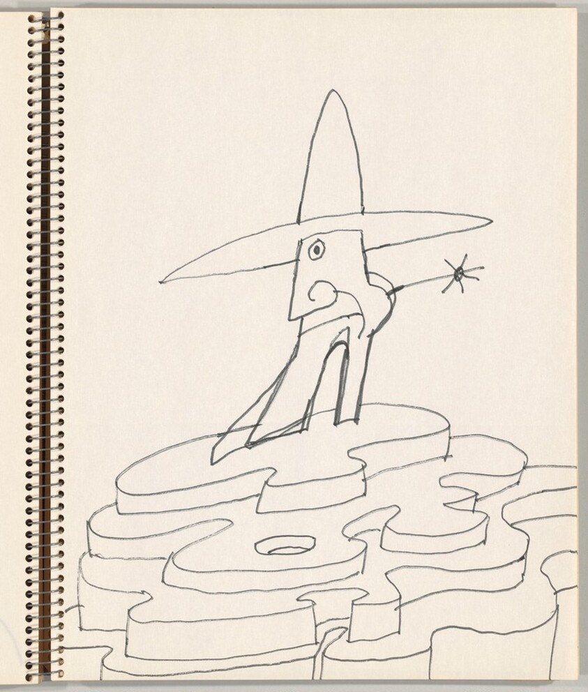 Cowboy Standing on a Mesa