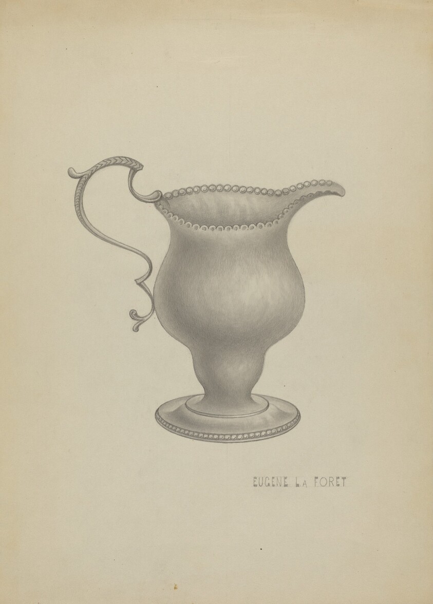 Silver Cream Pitcher