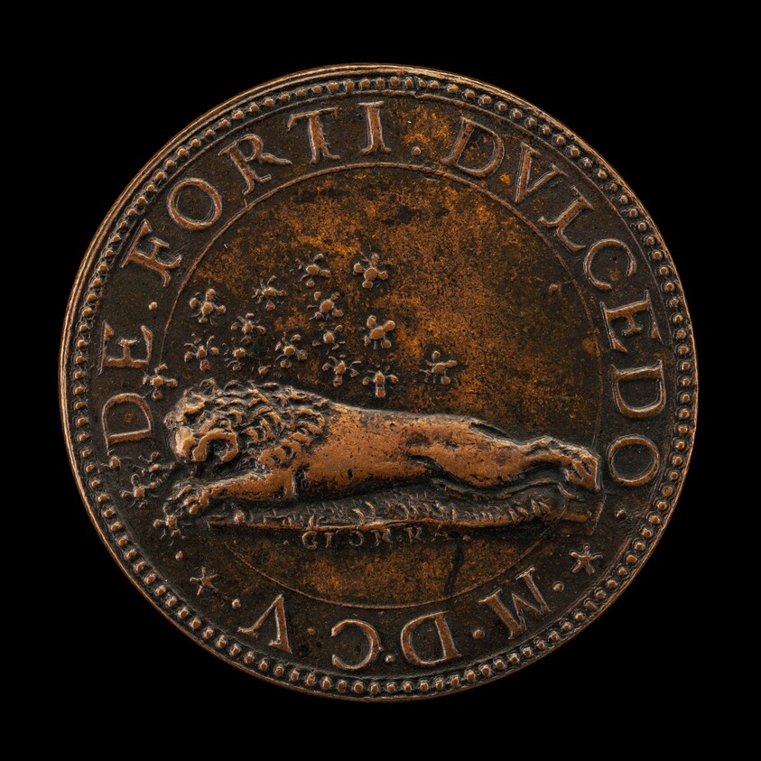 Emblem of Lion and Bees [reverse]