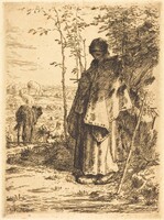 The Large Shepherdess (La grande bergere), Jean-François Millet, 1862