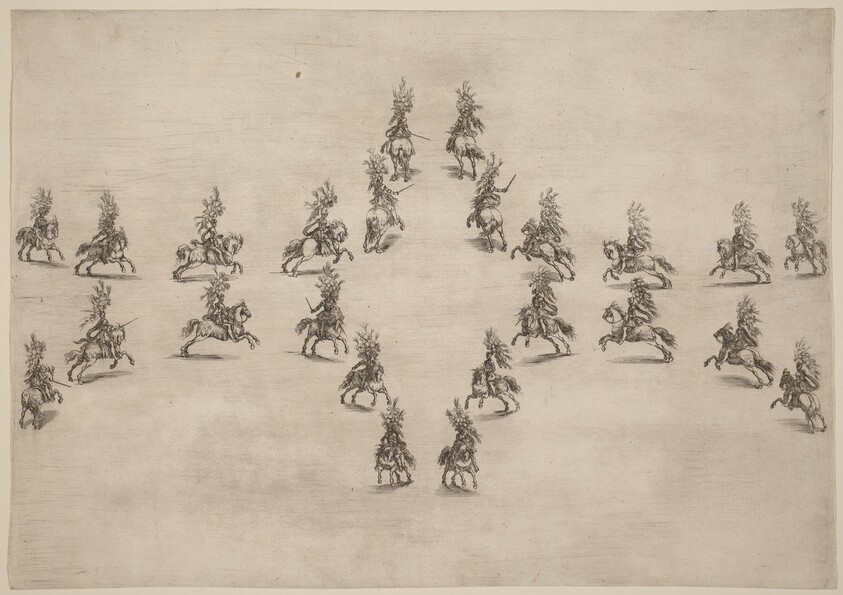 Twenty-Four Cavaliers in an Oval