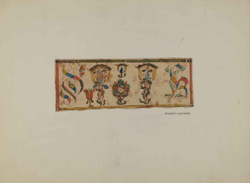 Pa. German Book Marker