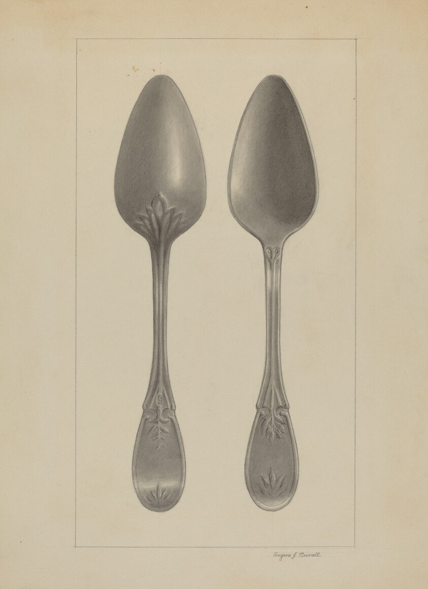 Pewter Spoon