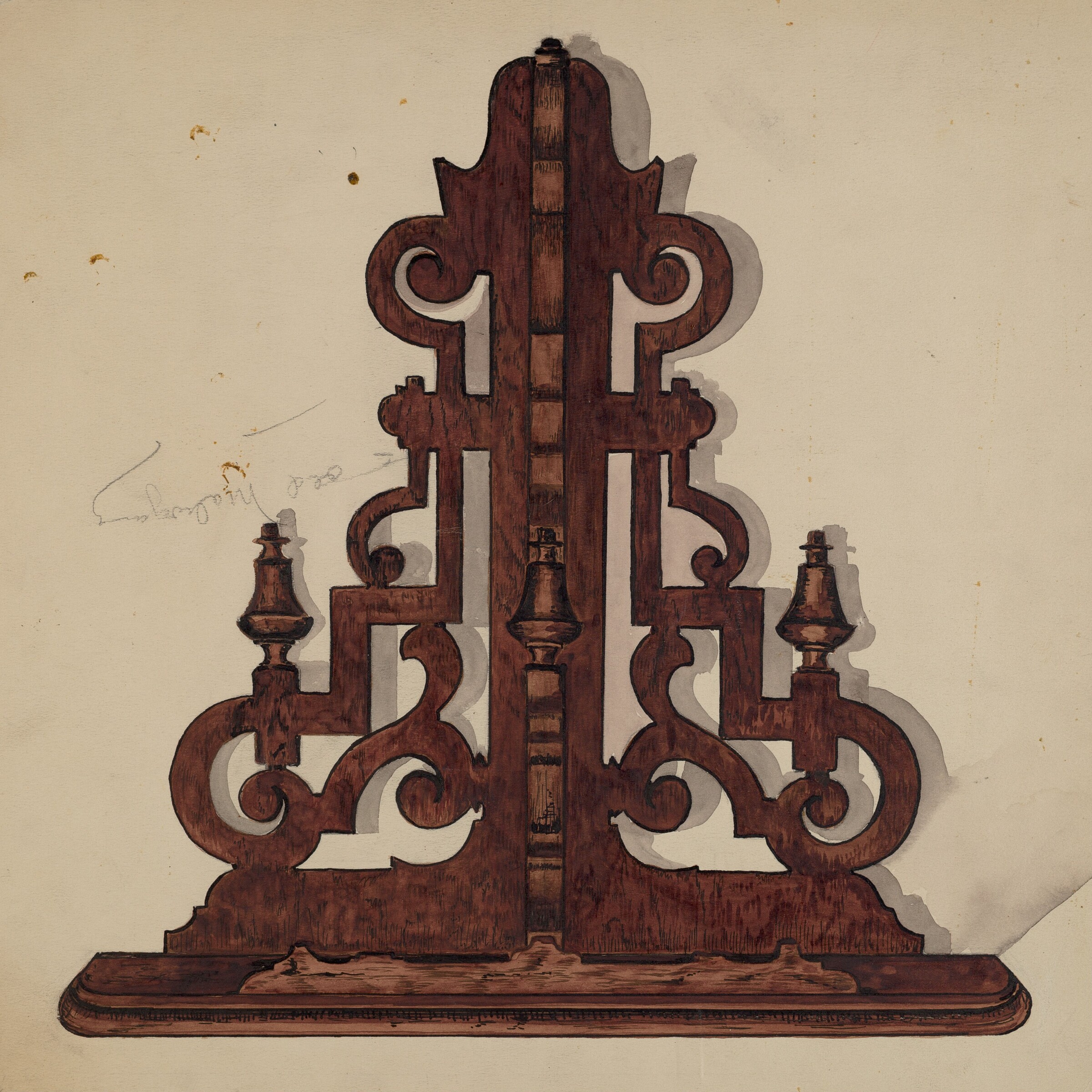Mahogany Shelf, Marie Lutrell, c. 1940