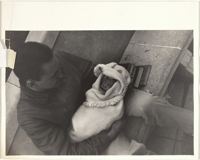 Man and baby--Los Angeles