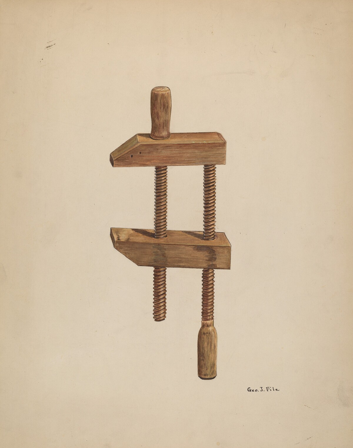 Walnut Screw Clamp