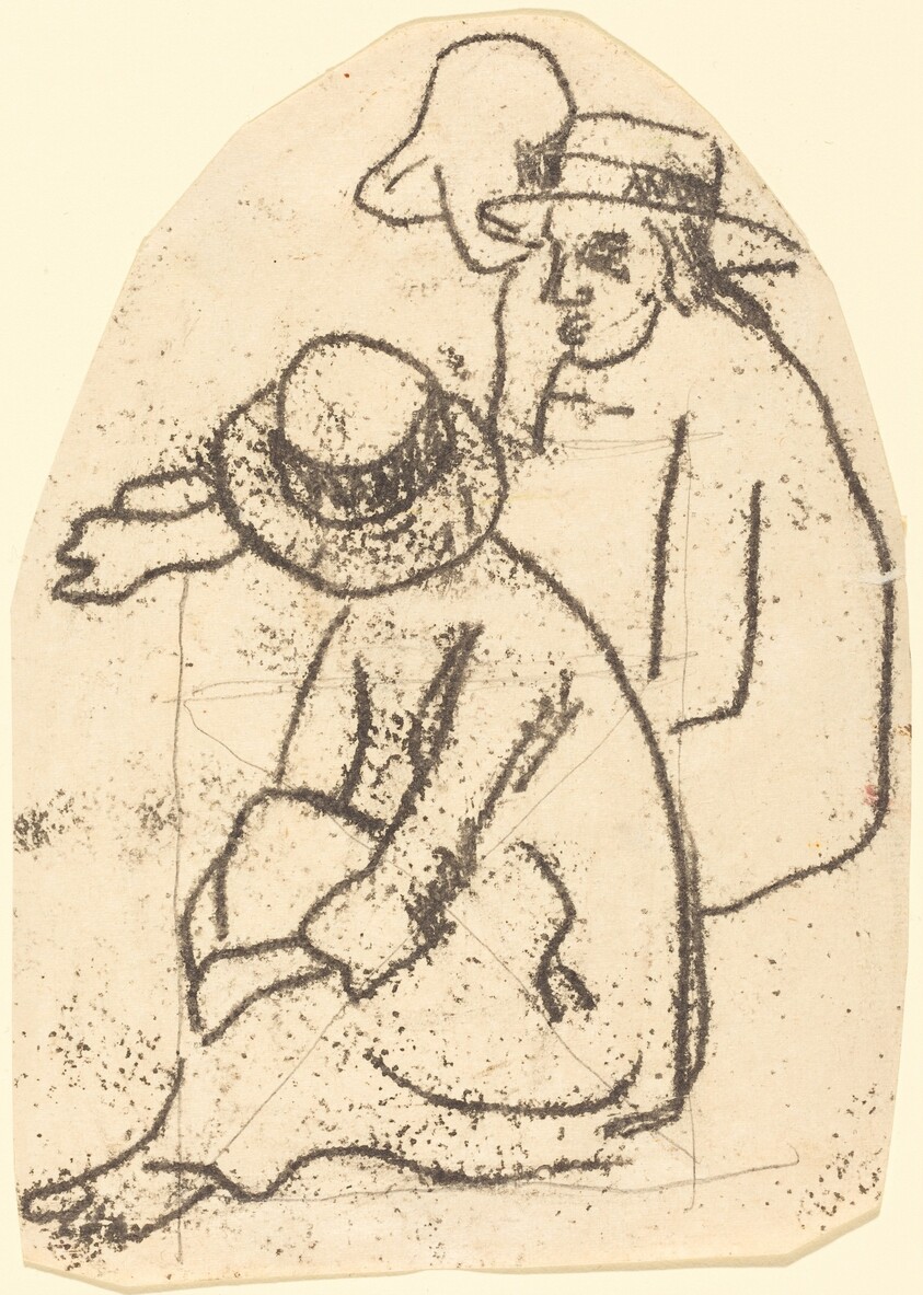 Three Tahitians (Study for "La soeur de charite")