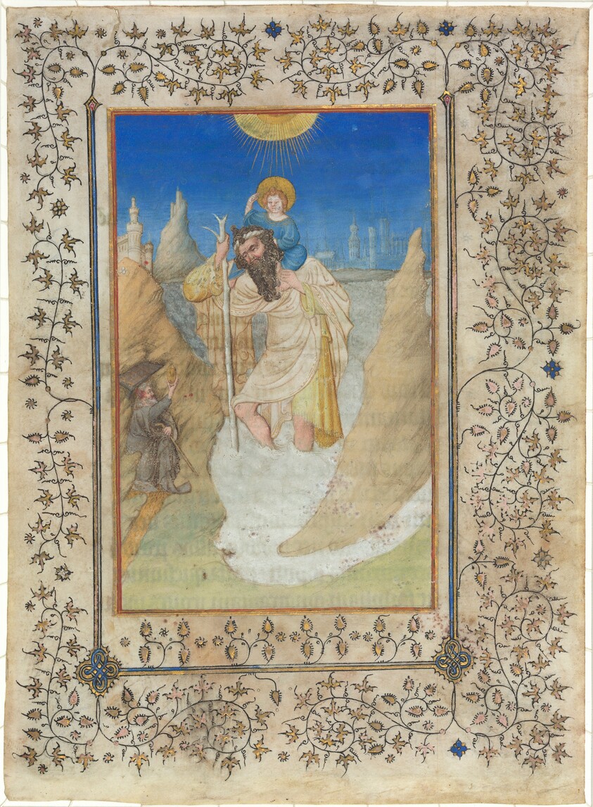 Saint Christopher Carrying the Christ Child