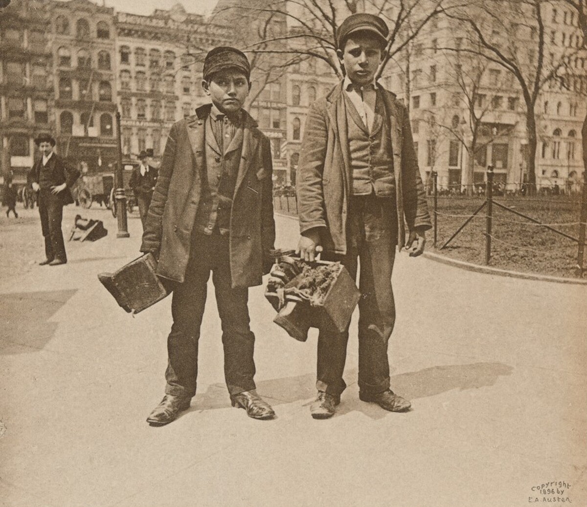 Bootblacks, City Hall Park