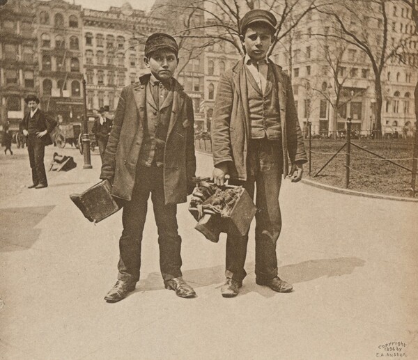 Bootblacks, City Hall Park