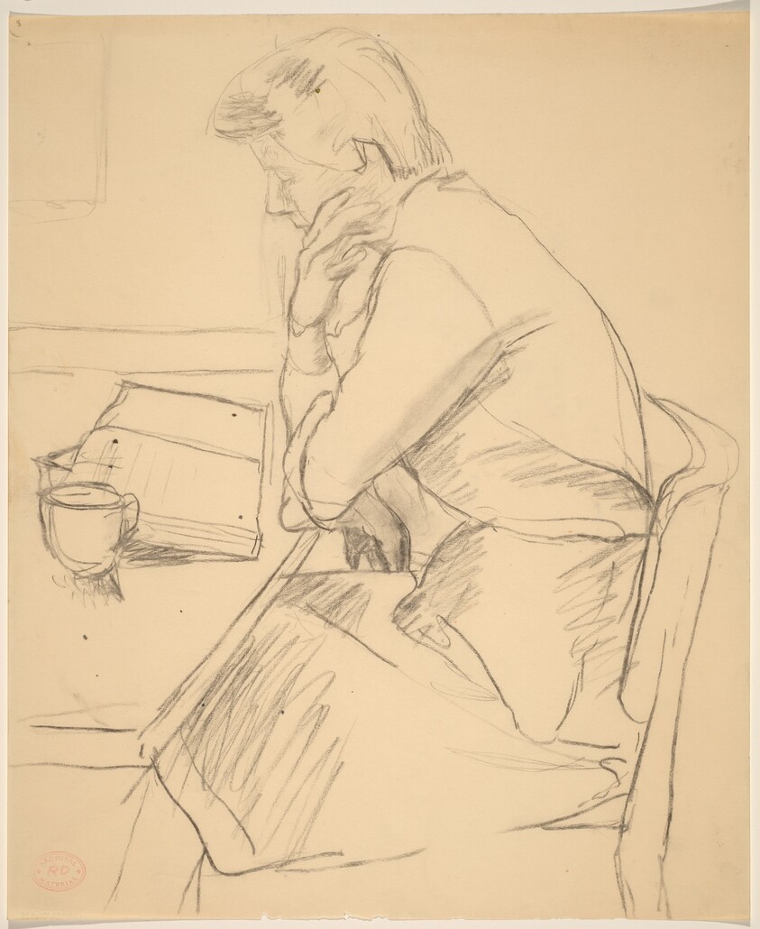 Untitled [woman reading]