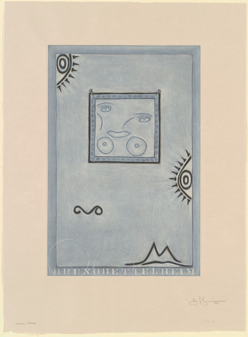 Untitled (White Mezzotint) [trial proof]