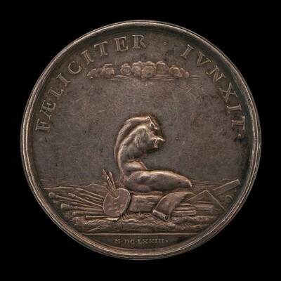 Emblems of the Arts with the Belvedere Torso (reverse)