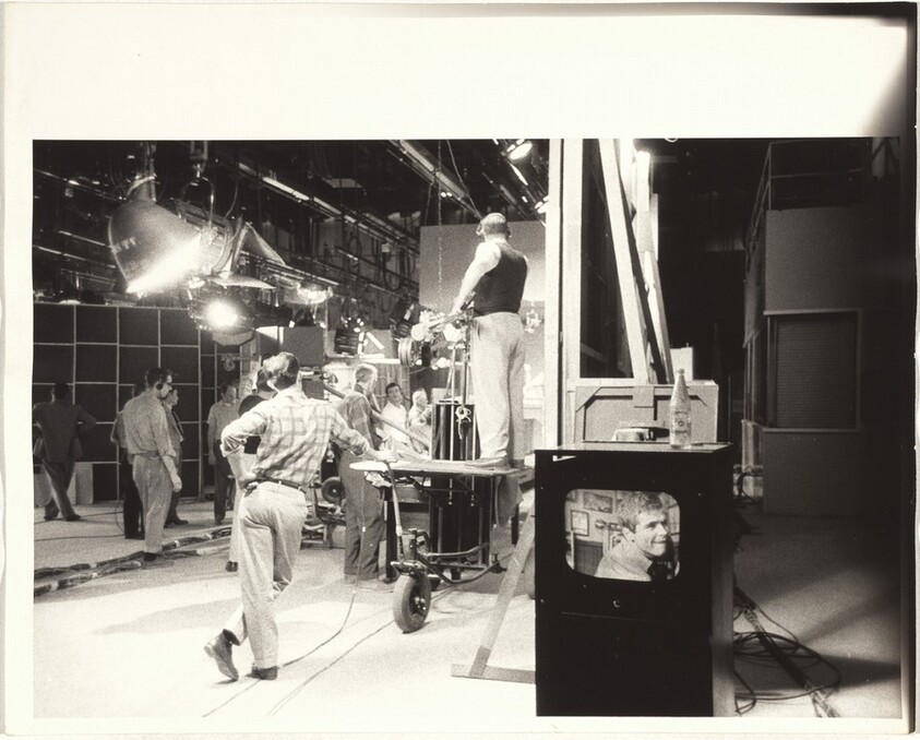 Filming, CBS TV studio--Burbank, California