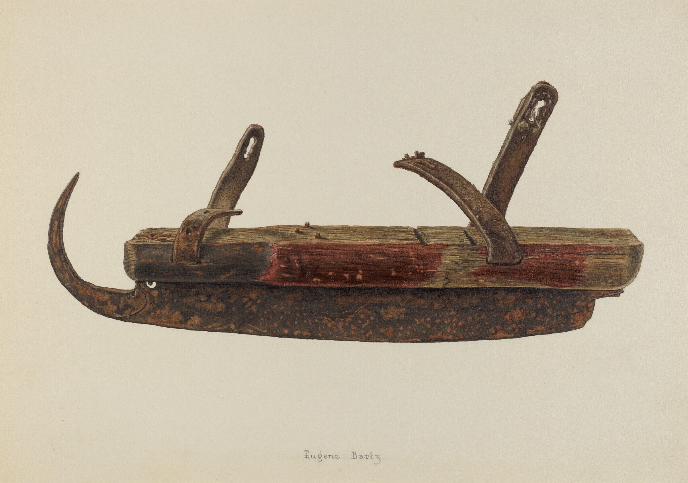 Ice Skate, Eugene Bartz, c. 1938