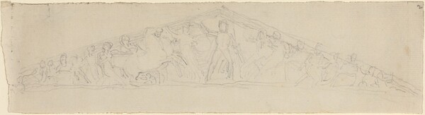 Study for Reconstruction of West Pediment of the Parthenon