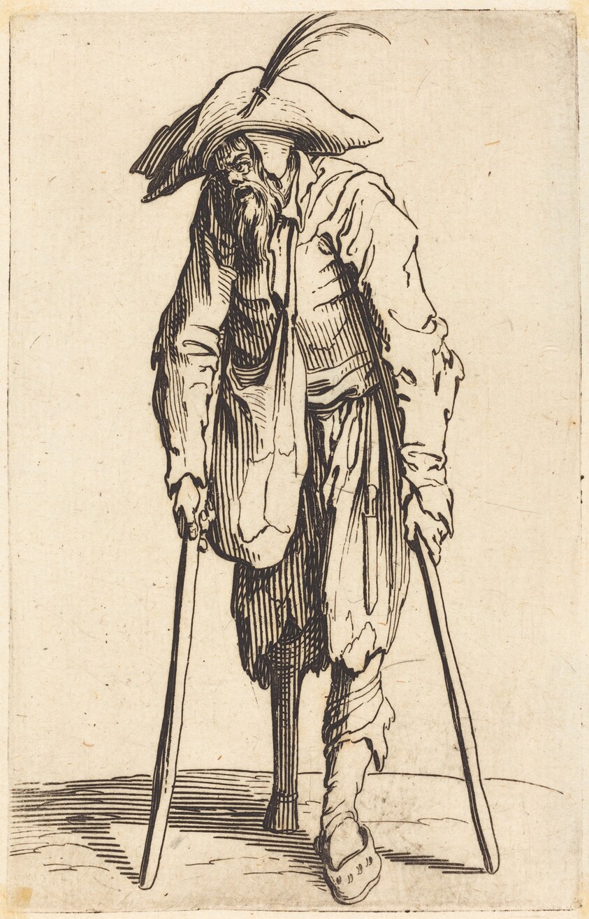 Beggar with Wooden Leg