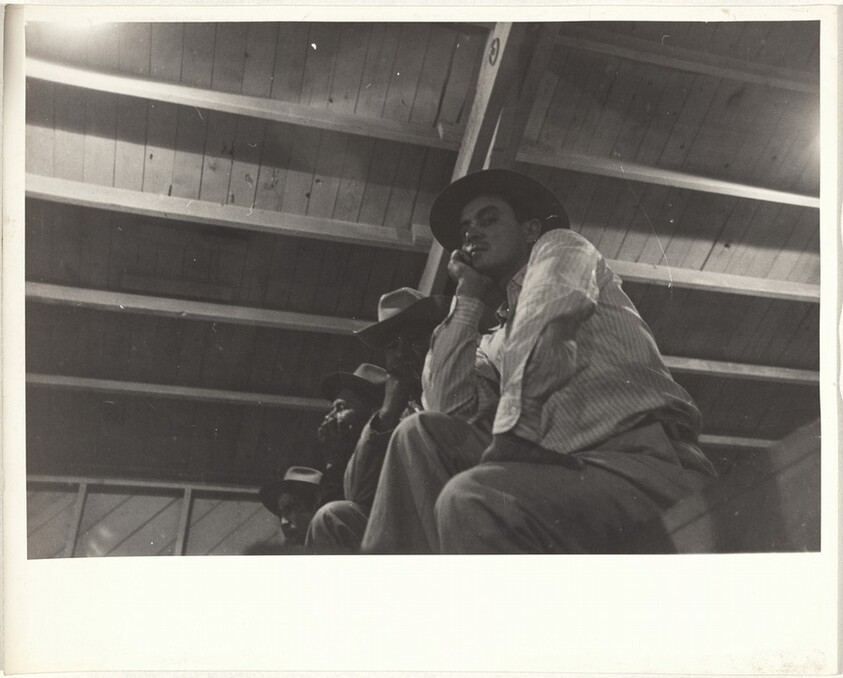 Seated men--Houston, Texas