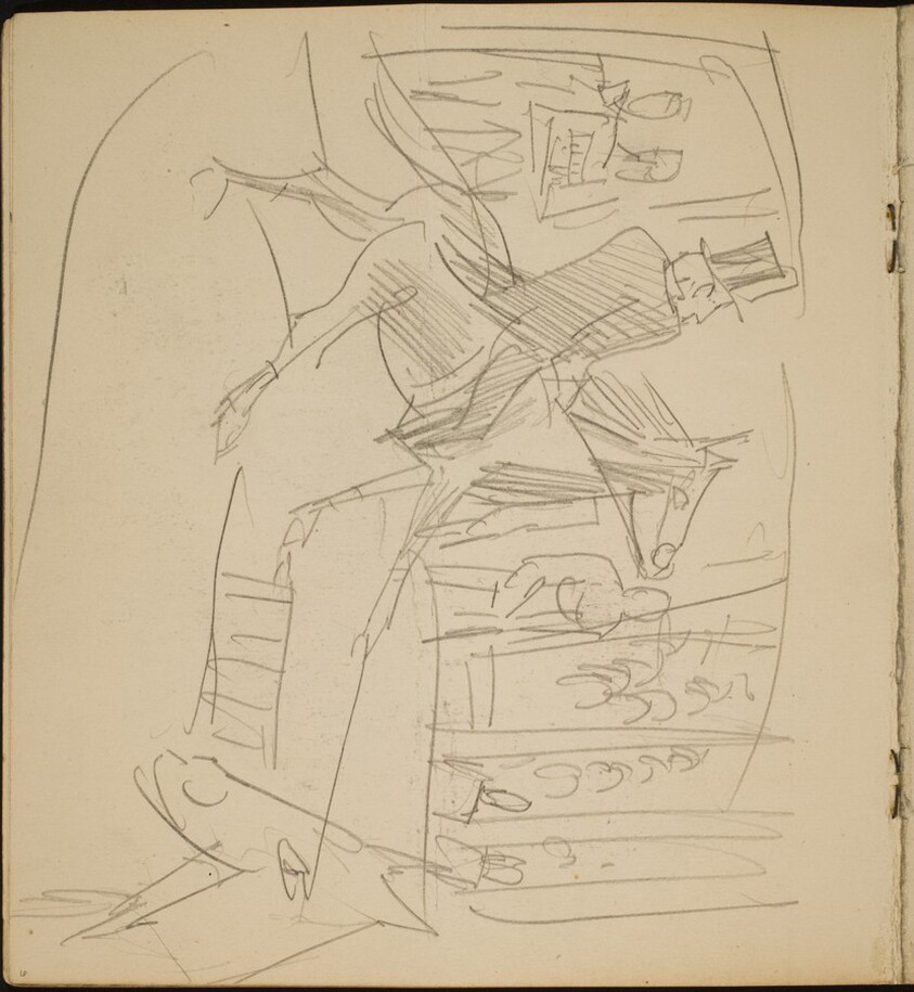 Zirkusnummer mit Kunstreiter (Circus Act with Horse Master) [p. 6]