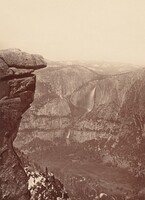 The Yosemite Falls, from Glacier Point, Carleton E. Watkins, 1878-1881