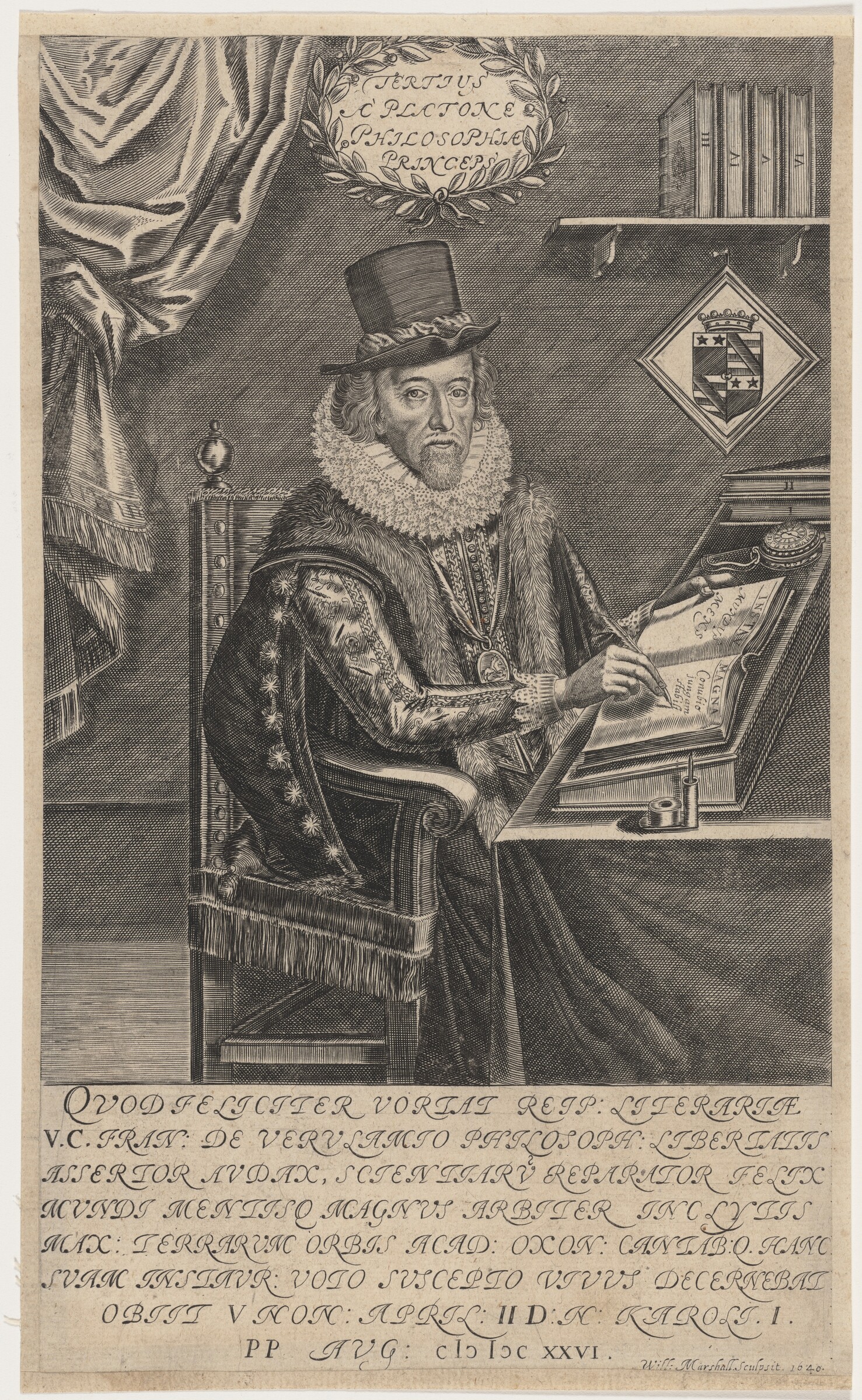 Francis Bacon, William Marshall, 1640