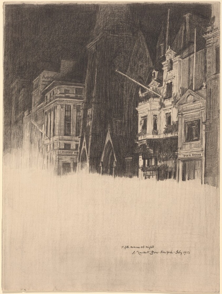 Fifth Avenue at Night