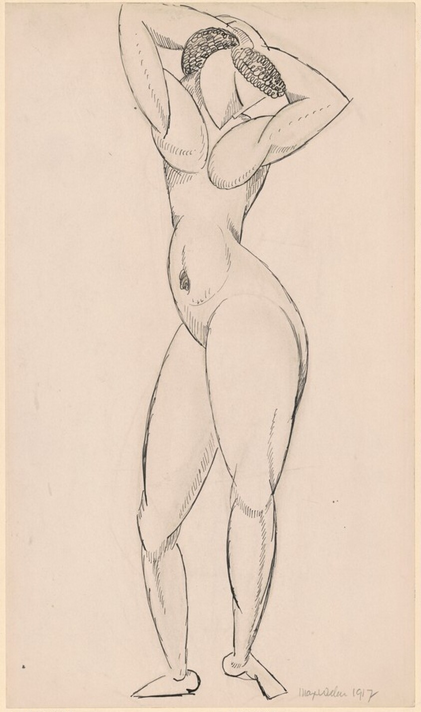 Standing Female Nude