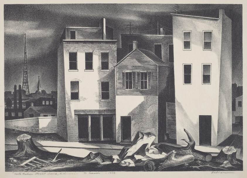 North Hudson Street Scene, N.J.