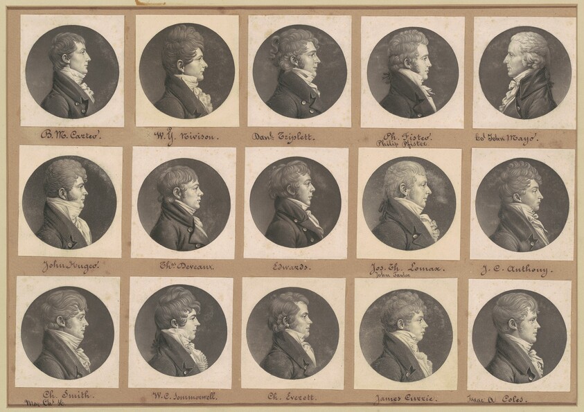 Saint-Mémin Collection of Portraits, Group 41