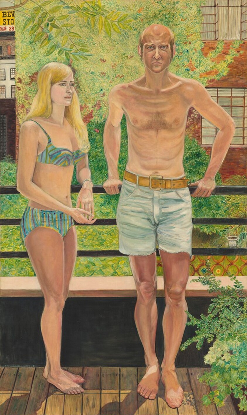 Manhattan Landscape with Figures