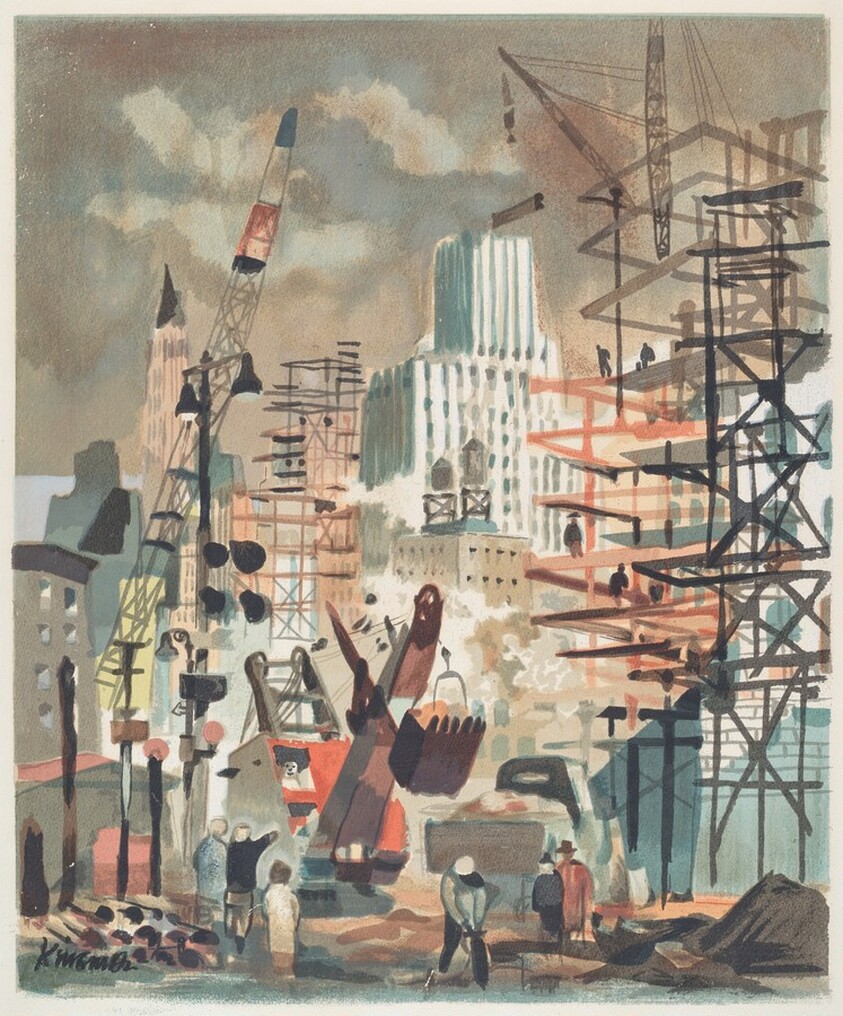 Untitled (Construction Scene, New York)