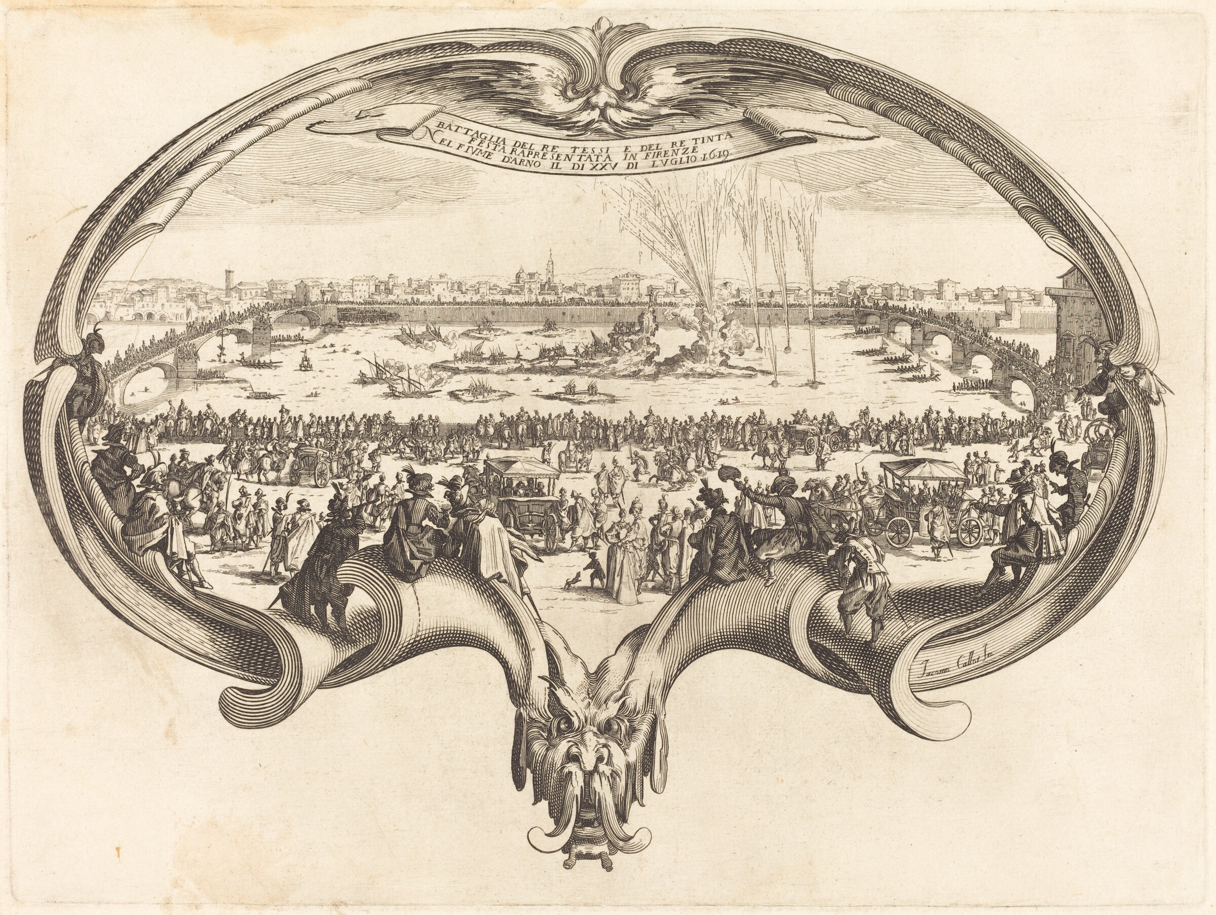 The Fan, after Jacques Callot, 17th century