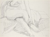 Study for "Untitled", Philip Pearlstein, 1969