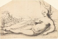 Death of Cleopatra, Augustin Hirschvogel, 1547