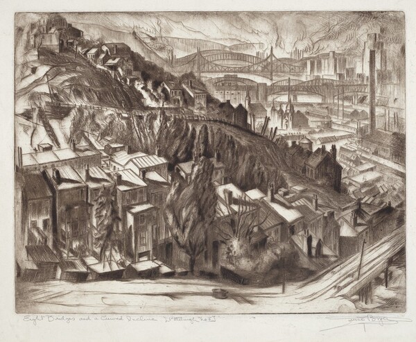 Eight Bridges and A Curved Incline