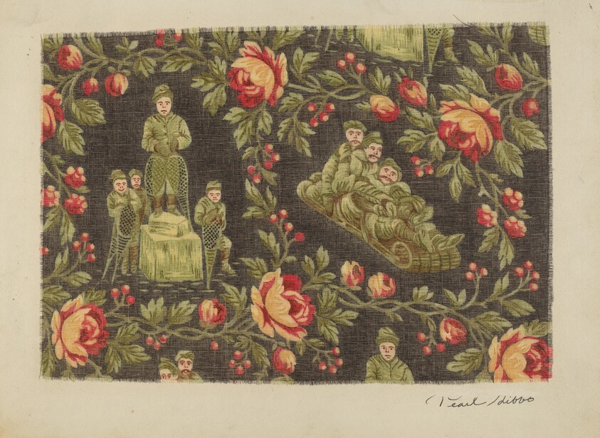 Printed Cotton (Winter Sports)