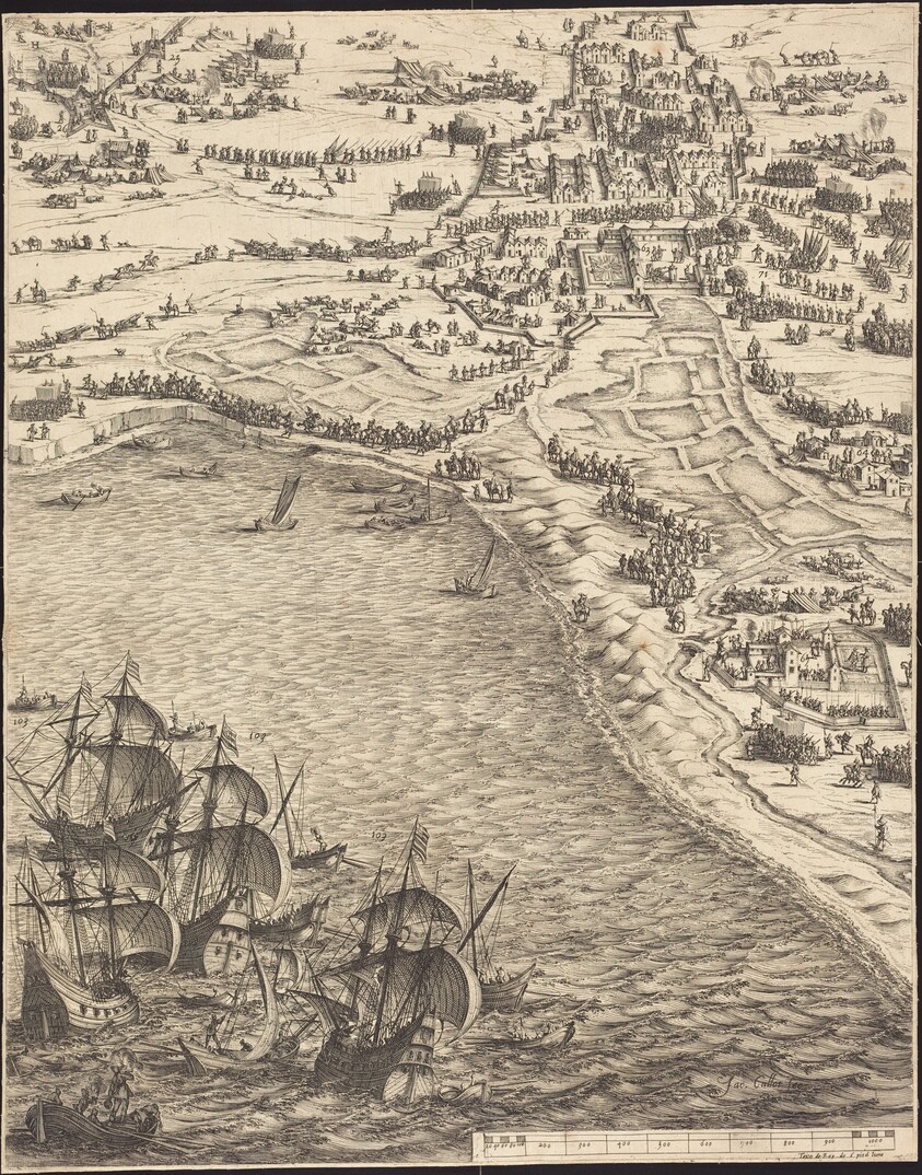 The Siege of La Rochelle [plate 12 of 16; set comprises 1952.8.97-112]