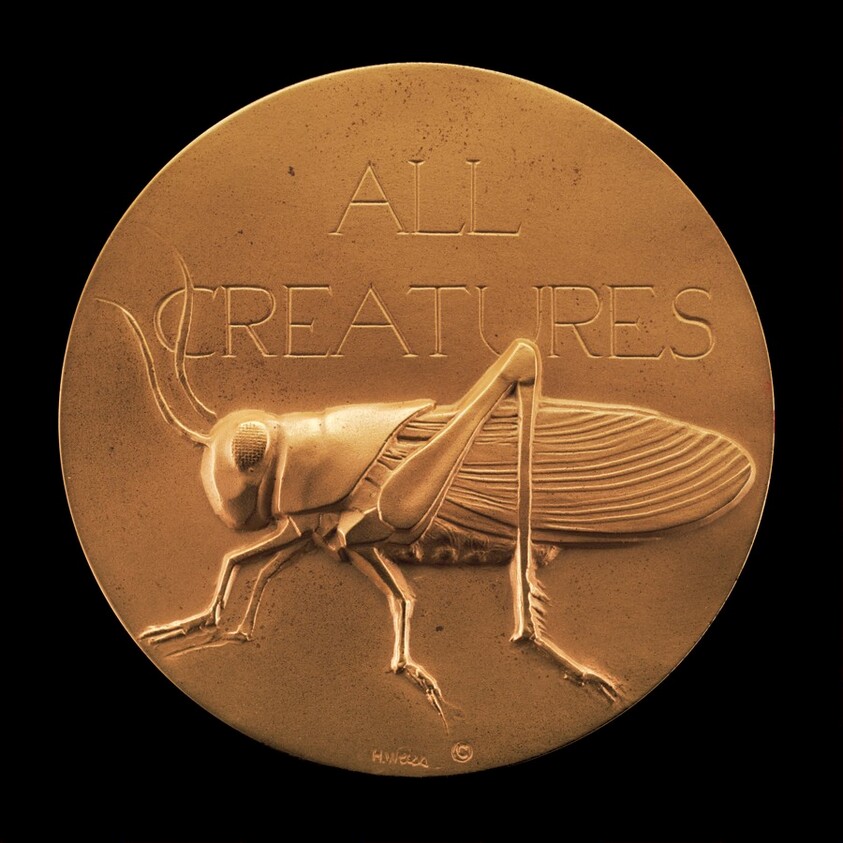 All Creatures Great and Small: Grasshopper [obverse]