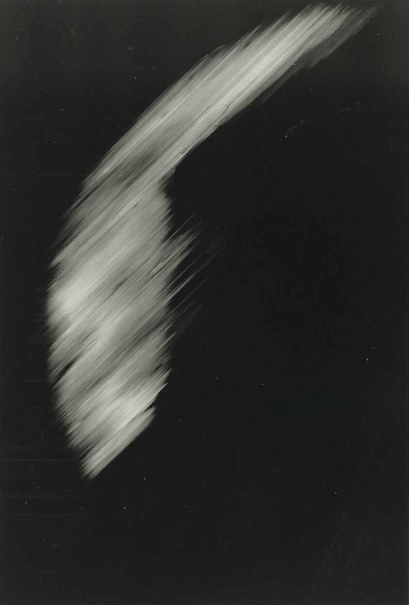 Title from caption on object: “This Is the First Crude Picture Obtained from Explorer VI Earth Satellite...”