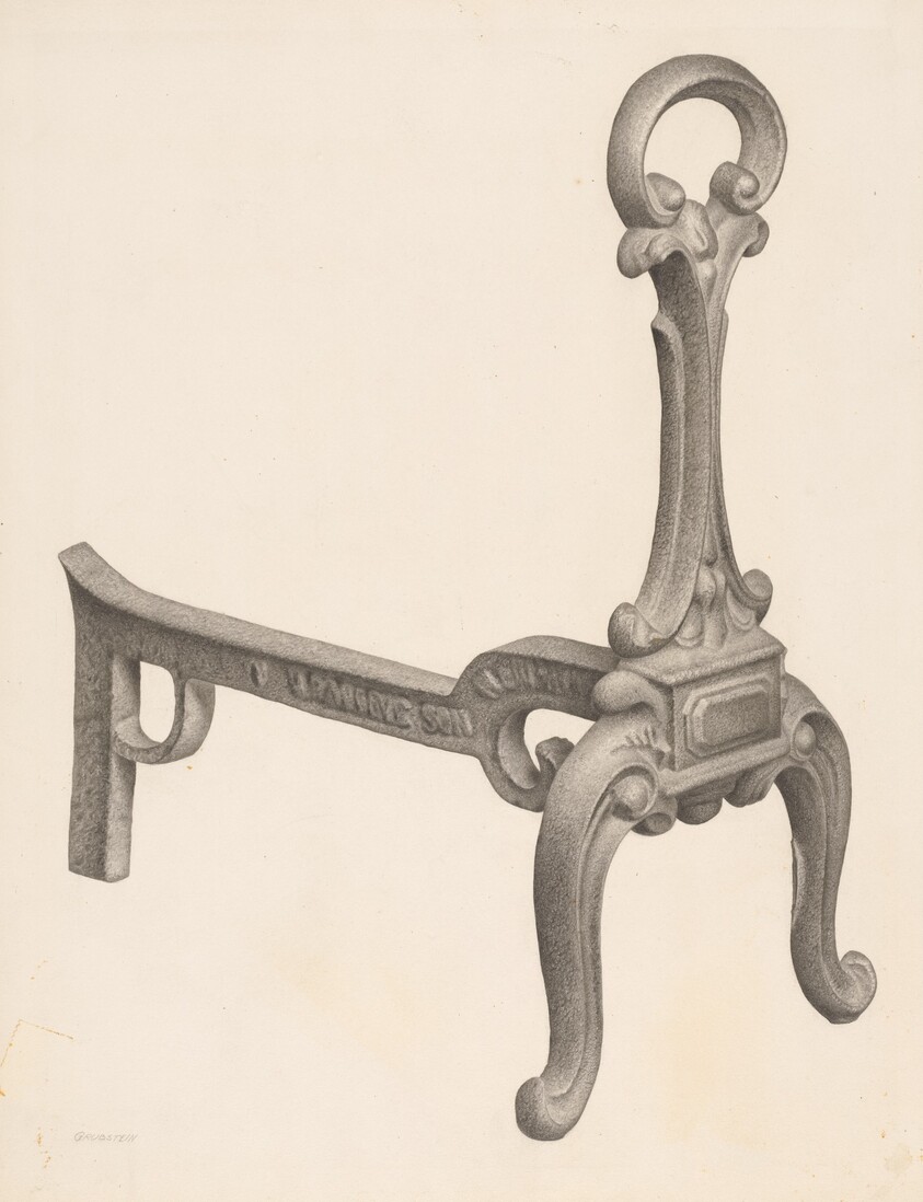 Andiron (one of pair)